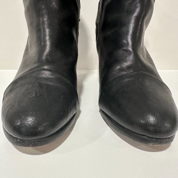 Rag & Bone Women's Kinsey Black Leather Boot Size 38.5 / 8.5 - Picture 4 of 8